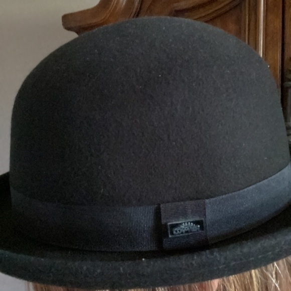 Cov-ver bowler derby women's hat size L. (Now Conner). 100% waterproof wool. - Picture 4 of 16